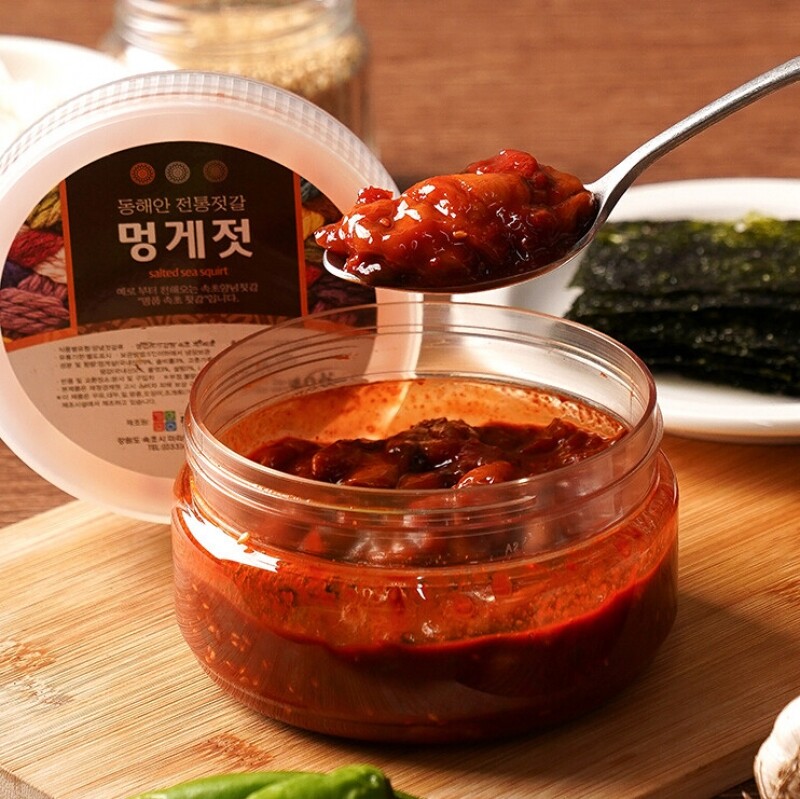 진주식품,[진주식품]젓갈2종세트 백명란400g,국내산 멍게젓400g