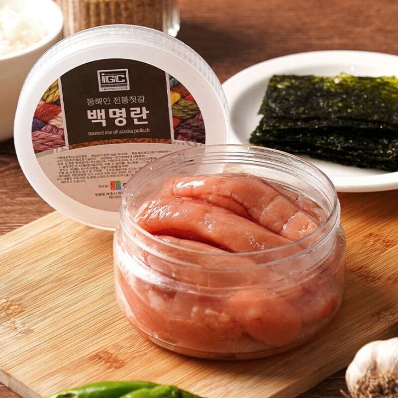 진주식품,[진주식품]젓갈2종세트 백명란400g,국내산 멍게젓400g