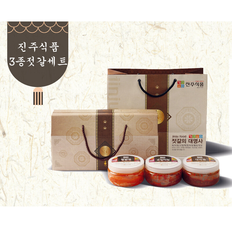 진주식품,[진주식품]젓갈3종세트 명란젓400g,낙지젓400g, 멍게젓400g